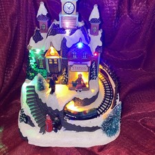 LED Musical Animated Village