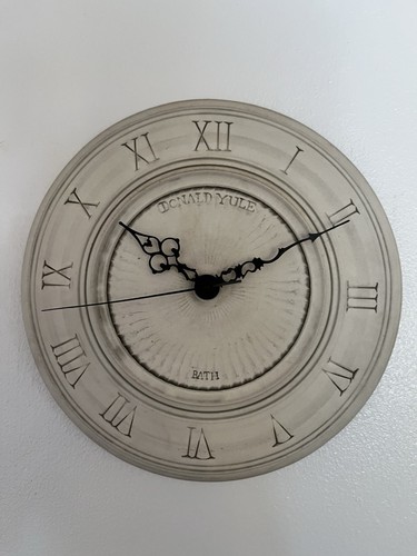 Studio pottery wall clock - studio,