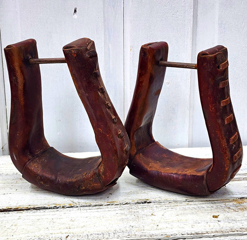 Vintage leather covered - leather,