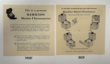 Hamilton Marine Chronometer -