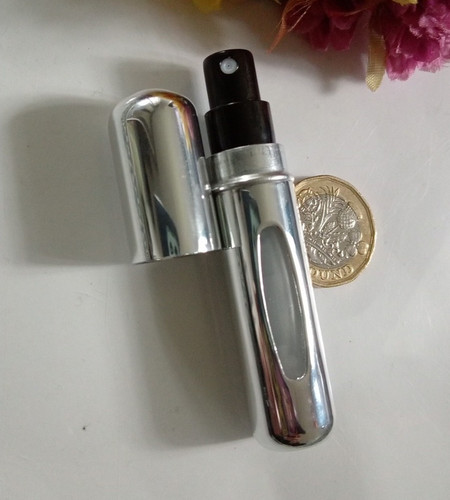 Silver metal refillable travel - refillable,