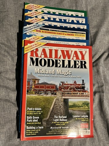Railway modeller magazines - railway,
