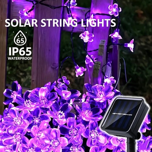 Solar garden flower - solar, string