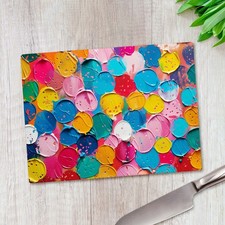 Cirlcle Paint Pattern Glass