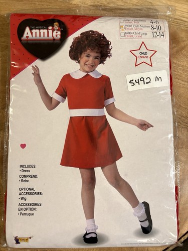 Annie costume halloween little - costume,