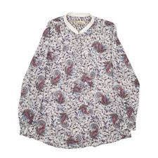 CELTIC CLOTHING White T Shirt Tee Lightweight Blouse Long Sleeve Cotton Womens S