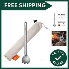 Long Handle Spork and Spoon