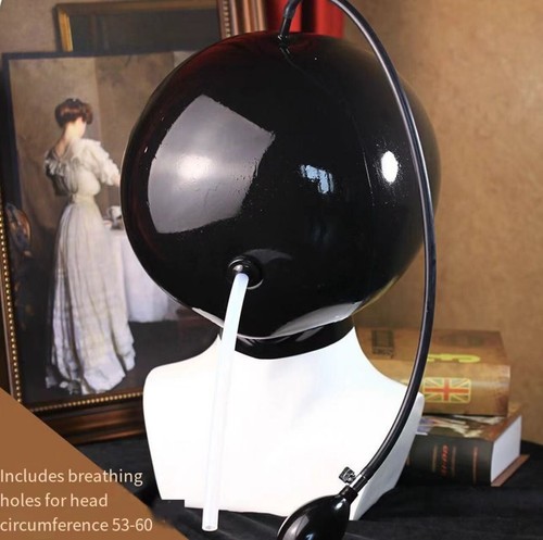Latex asphyxia hood double - asphyxia,