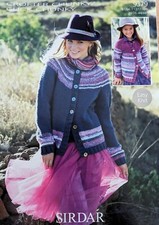 Sirdar Crofter Chunky/Click Chunky Pattern 9379 Cardigans FURTHER REDUCED  £2.00