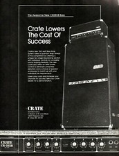 vtg 80s CRATE BASS AMPS 150
