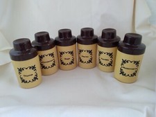 Retro, Herb, Containers From