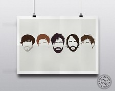 FOALS - Minimalist Poster Silhouette Music Heads Minimal yannis philippakis Fans