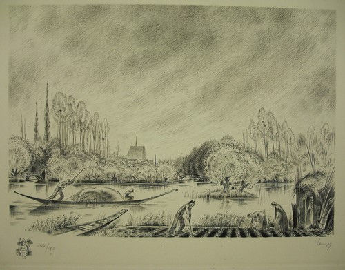 Original 1913 etching signed - original,