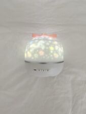 projector white pink bow lullaby rocking horse star spinning night light cute ♡