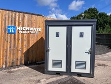 New Unused Double Toilet Cabin