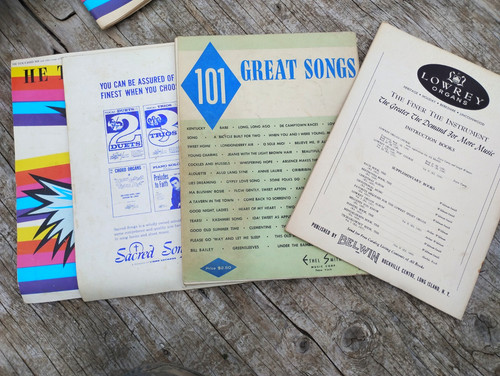 Lot vintage organ - of,