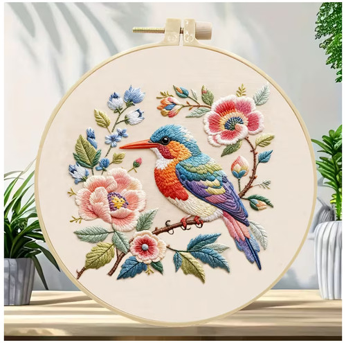 Embroidery hoop kit 20cm - embroidery, 20cm/7.87"
