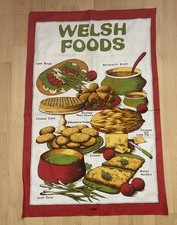 Vintage Welsh Foods Tapestry