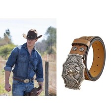 Vintage Western Belt Longhorn