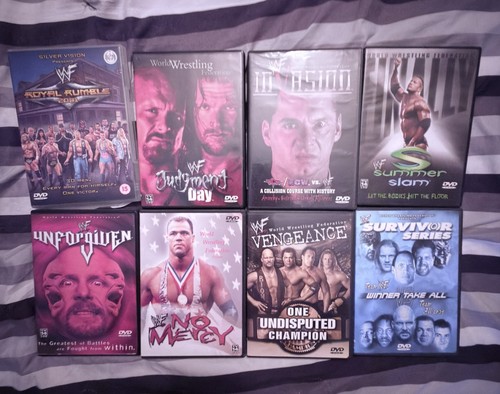 2001 wwe ppv dvd bundle - ppv,
