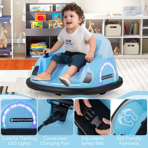 Kids ride bumper car - on,