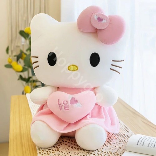 Pink cat plush - cat,