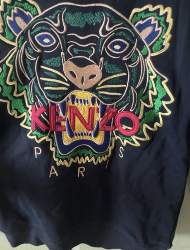 Kenzo boys navy tiger graphic - kenzo,