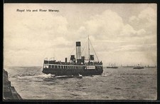 Postcard Steamer Royal Iris