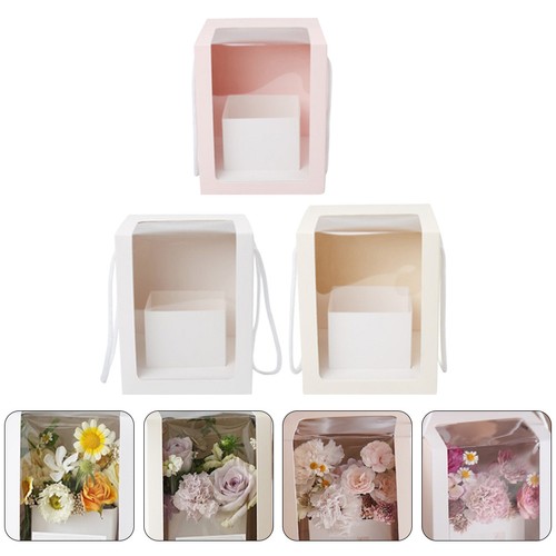 White flower gift boxes set - boxes, of