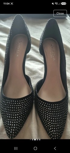 Carvela black sparkle heels - carvela,
