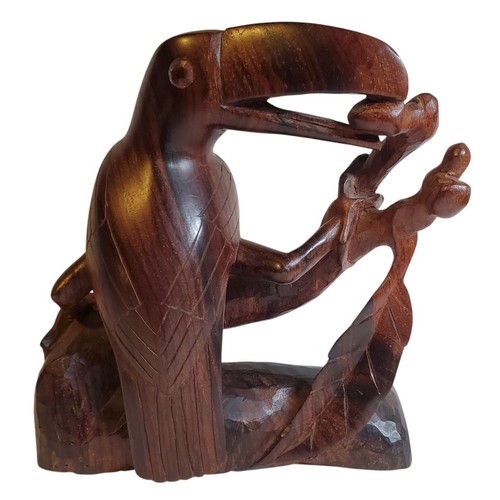 Wooden toucan figurine 6 - -, 6"