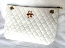 WOMENS WHITE FAUX LEATHER