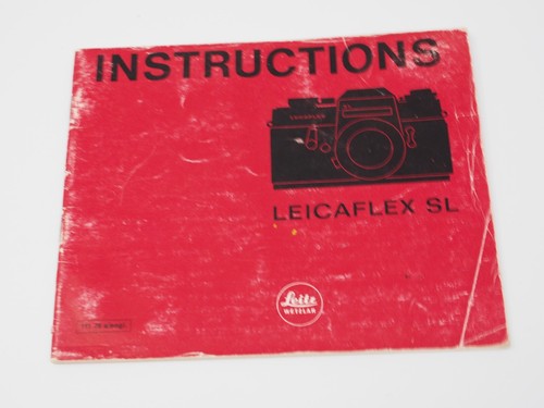 Leicaflex instructions - sl,