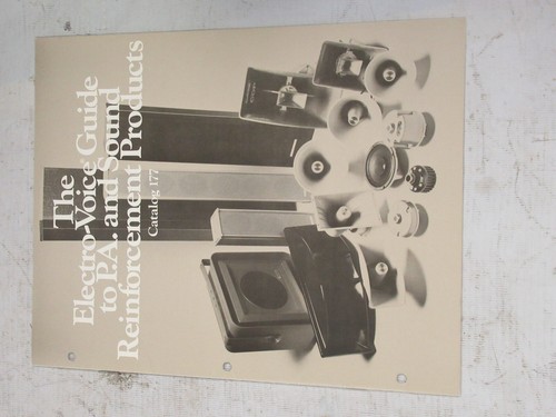 Electro voice guide pa - ev,
