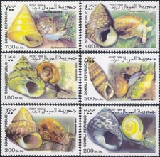 Somalia 1999 Sea Shells/Seashells/Marine/Snails/Nature/Wildlife 6v set (s4603)