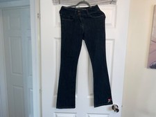 NEXT LADIES BLUE BOOTCUT 6R JEANS WITH FLOWER DESIGN BNWOT