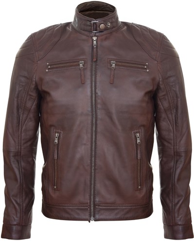 Men brown leather - men's,