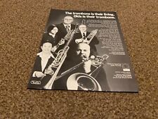 JBF32 ADVERT 11X8 OLDS P-24G CUSTOM BASS TROMBONE - PAUL FAULICE. RALPH CRAIG