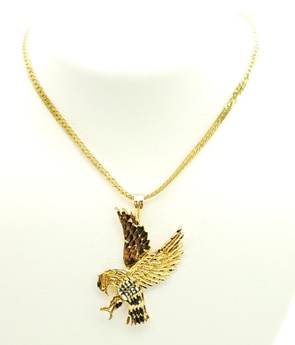 14k necklace with - 14k, eagle
