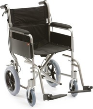 Drive Devilbiss Enigma Aluminim Transit Folding Wheelchair with 18" Seat Wide