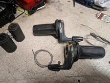 SRAM 7.0 9SP GRIPSHIFTERS AND REAR DERAILLEUR RETRO MTB PARTS.