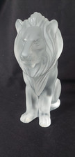 Lalique Frosted Bamara Lion in