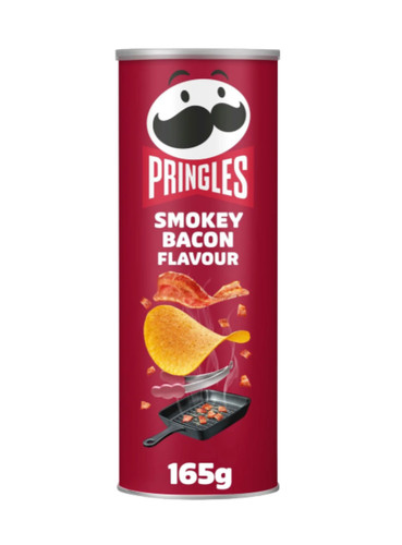 Pringles smokey bacon flavour - bacon,