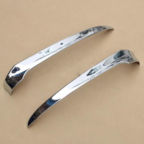Pair chrome wing - mirror, lower