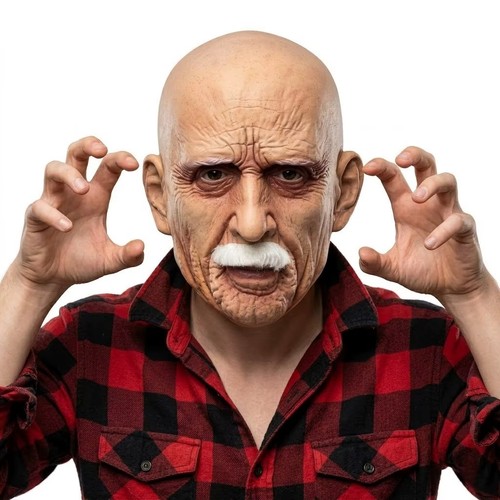 Realistic grandad latex full - grandad,
