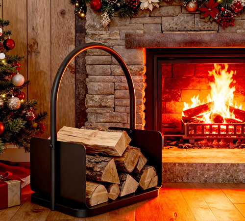 Kingson firewood basket holder - kingson,