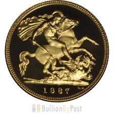 1987 Gold Half Sovereign