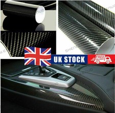 1 Roll 5D Carbon Fiber Vinyl Foil Film Car Auto Wrap Sticker Decal Stickers UK D
