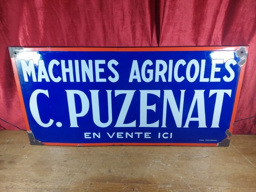 Vintage original enamel sign - vintage,