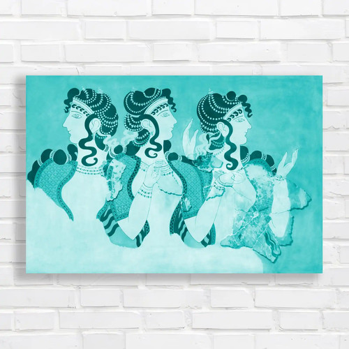 Whimsical feminine teal canvas - whimsical,